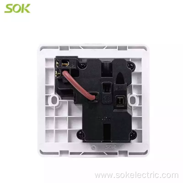 Single Pole Switched 2 Pin Socket + 10A Universal Outlet